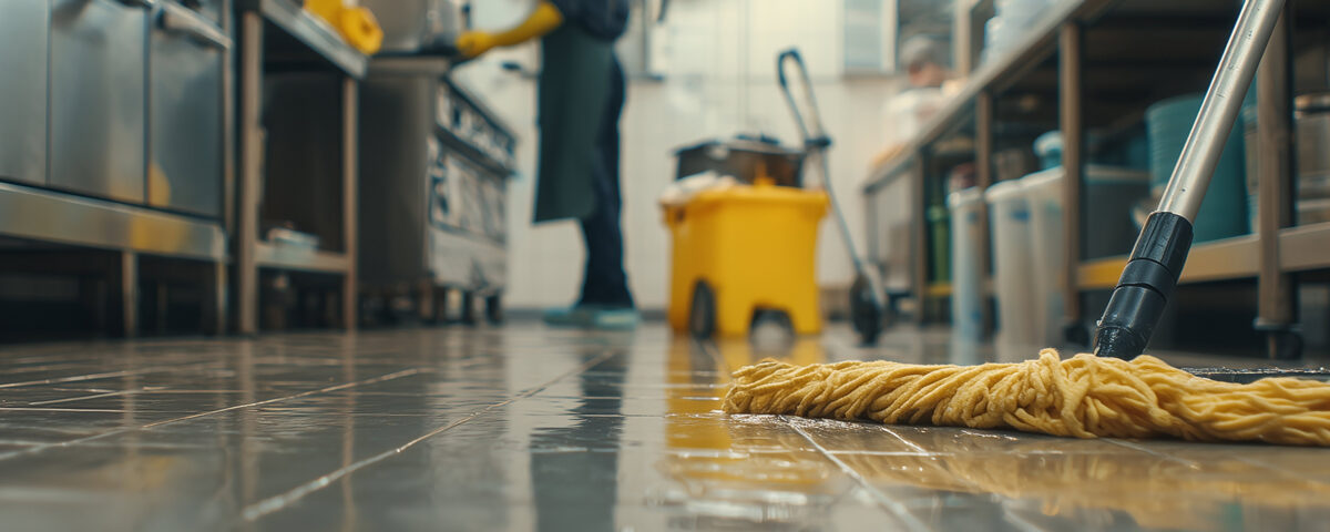 Restaurant and Food Service Floor Cleaning Strategies How to Stay Compliant and Slip-Free in Commercial Kitchens