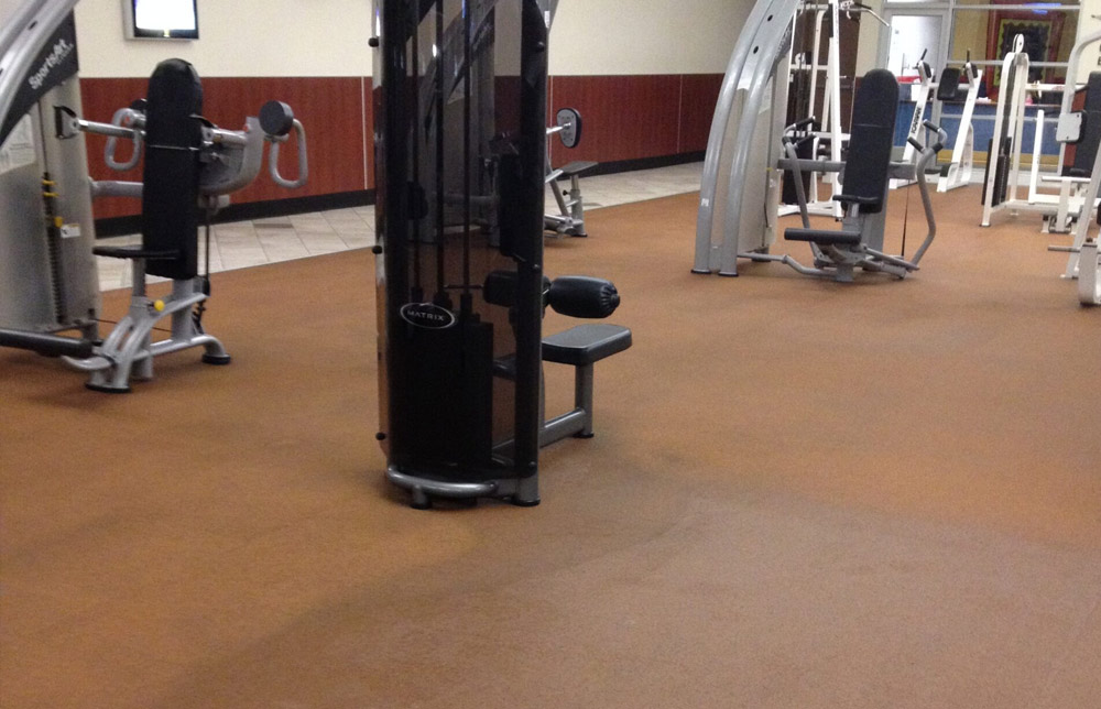 LA Fitness Rubber Floors Before Cleaning LA Fitness Rubber Floors Before Cleaning