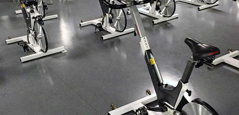 LA Fitness Rubber Floors After Cleaning